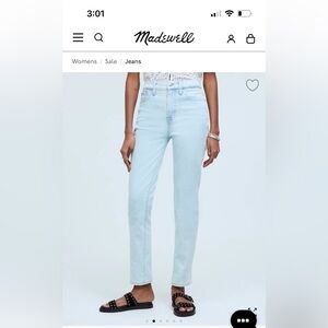 Madewell The perfect vintage Jean sz 24